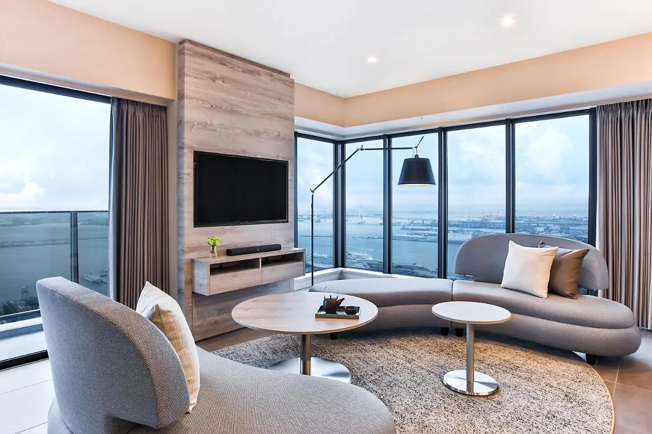 מלון יוקוהאמה Oakwood Suites Yokohama